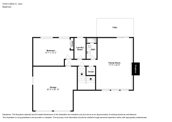 Floor plan 1 for 3709 S 256th Ct