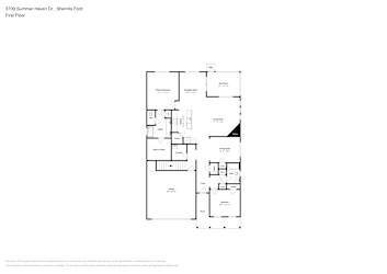 Floor plan 1 for 3709 Summer Haven Dr