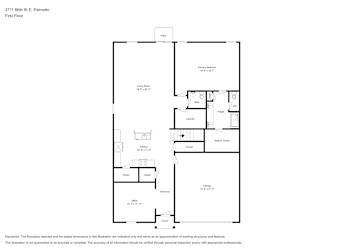 Floor plan 1 for 3711 86th St E