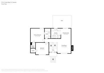 Floor plan 2 for 3712 Cress Way Dr