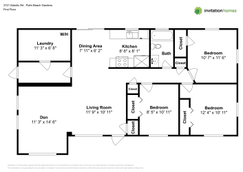 Floor plan 1 for 3721 Atlantic Rd