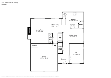 Floor plan 1 for 3727 Santis Loop SE