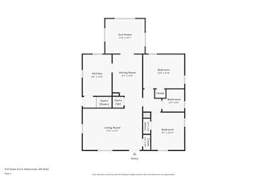 Floor plan 1 for 3729 Noble Ave N
