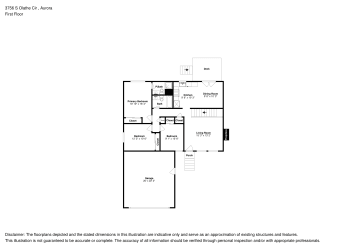 Floor plan 2 for 3756 S Olathe Cir