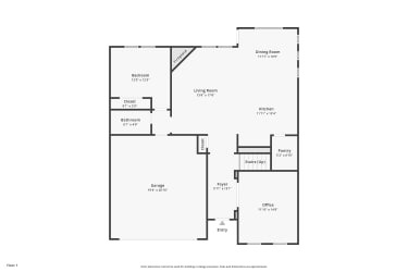 Floor plan 1 for 376 Kennerly Center Drive