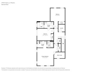 Floor plan 2 for 3765 E Kerry Ln