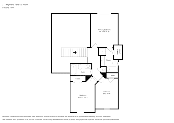 Floor plan 2 for 377 Highland Falls Dr