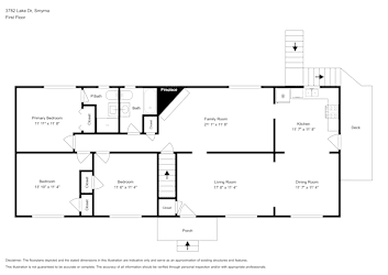 Floor plan 2 for 3782 Lake Dr