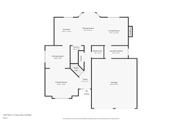 Floor plan 1 for 37905 20th Ct S