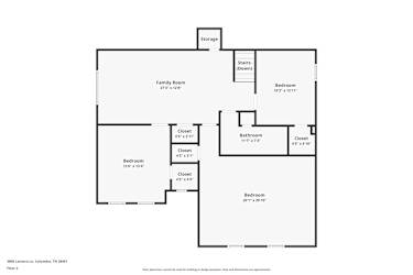 Floor plan 2 for 3800 Lantern Lane