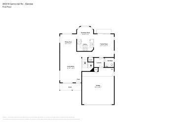 Floor plan 1 for 3805 W Camino del Rio