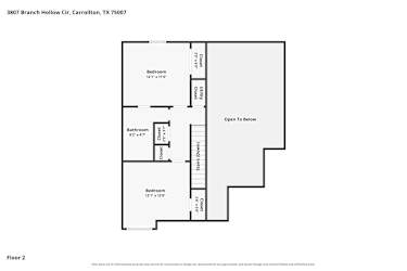 Floor plan 1 for 3807 Branch Hollow Cir