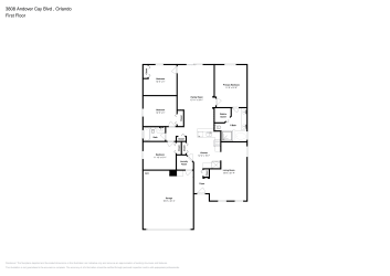 Floor plan 1 for 3808 Andover Cay Blvd