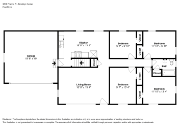 Floor plan 2 for 3808 France Pl