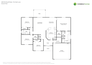 Floor plan 1 for 3809 SW Wycoff Street