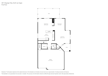 Floor plan 1 for 3811 Mcgregor Way