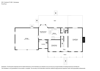 Floor plan 2 for 3811 Overlook Trl NW