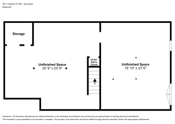 Floor plan 1 for 3811 Overlook Trl NW