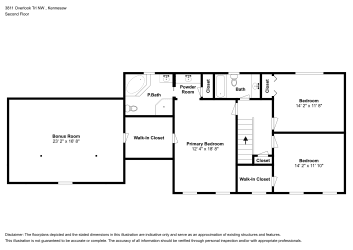Floor plan 3 for 3811 Overlook Trl NW
