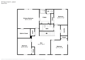 Floor plan 2 for 3815 Spruce Creek Dr