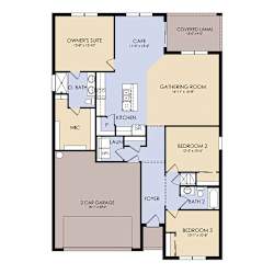 Floor plan 1 for 3816 Benham Rise Rd