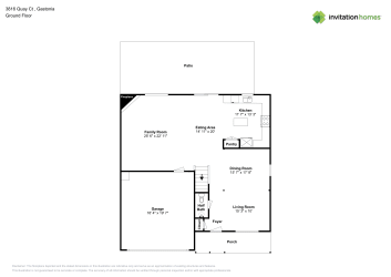 Floor plan 1 for 3816 Quay Ct
