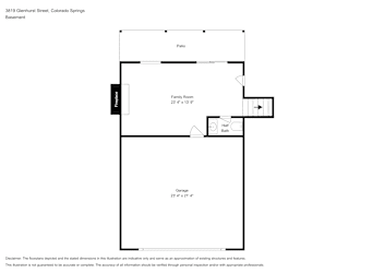 Floor plan 1 for 3819 Glenhurst St