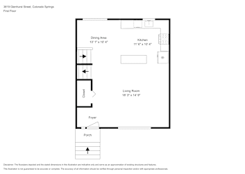 Floor plan 2 for 3819 Glenhurst St