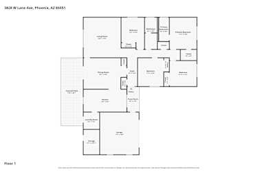 Floor plan 1 for 3828 W Lane Ave