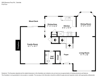 Floor plan 2 for 3830 Brownes Ferry Rd
