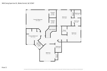 Floor plan 2 for 3833 Song Sparrow Dr