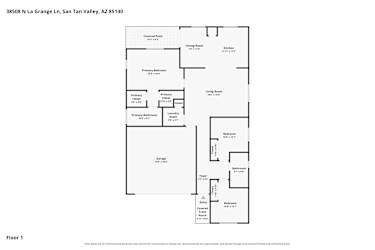 Floor plan 1 for 38508 N La Grange Ln