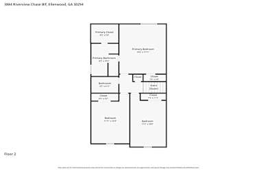 Floor plan 2 for 3884 Riverview Chase Blf