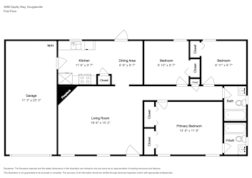 Floor plan 1 for 3886 Daylily Way