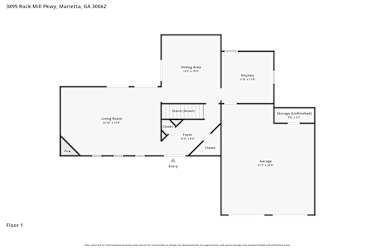 Floor plan 2 for 3895 Rock Mill Pkwy