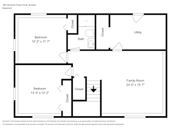 Floor plan 1 for 390 Hembree Forest Cir