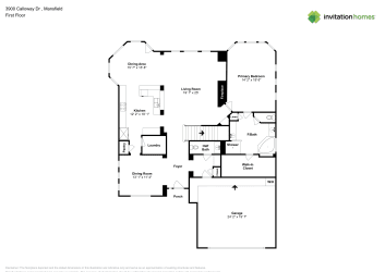 Floor plan 1 for 3900 Calloway Dr