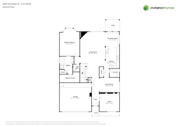 Floor plan 1 for 3900 Rochester Dr