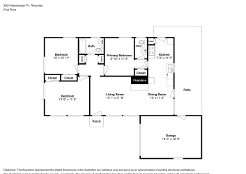 Floor plan 1 for 3901 Manchester Pl
