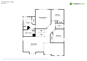 Floor plan 2 for 391 Oak Springs Ct