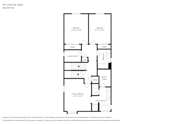 Floor plan 2 for 3917 S Rim Rd