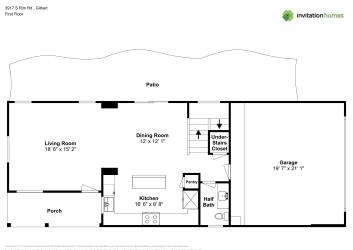Floor plan 1 for 3917 S Rim Rd