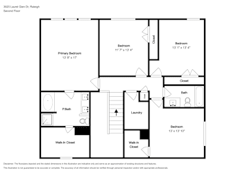 Floor plan 2 for 3920 Laurel Glen Dr