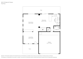 Floor plan 1 for 3921 W Pollack St
