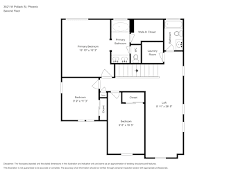 Floor plan 2 for 3921 W Pollack St
