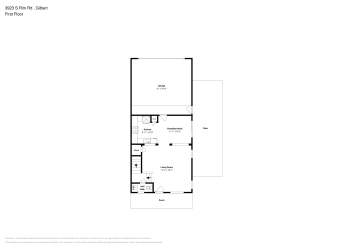 Floor plan 1 for 3923 S Rim Rd