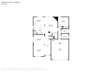 Floor plan 1 for 3926 Leatherwood Dr