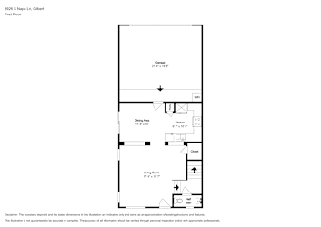 Floor plan 1 for 3926 S Napa Ln