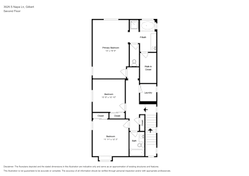 Floor plan 2 for 3926 S Napa Ln