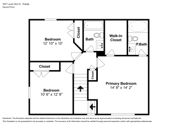 Floor plan 2 for 3927 Laurel Glen Dr